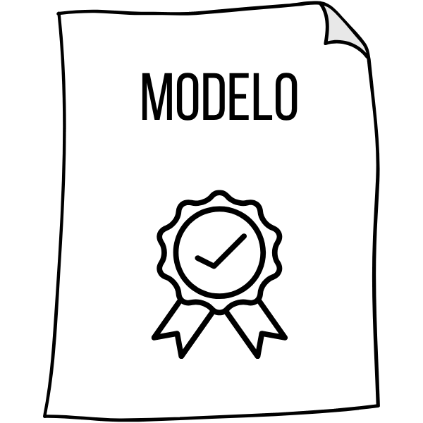 modelo de redacao nota 1000 qualquer tema papel em branco escrito 'modelo' representando uma redação pronta para copiar